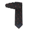 MENDEPOT Red Birds Pattern Necktie With Gift Box Northern Cardinal
