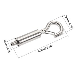 sourcing map Picture Hanging Wire Hook, 6pcs 5mm Open Adjustable Copper Hooks for Home Picture Art Gallery Picture Display Kit