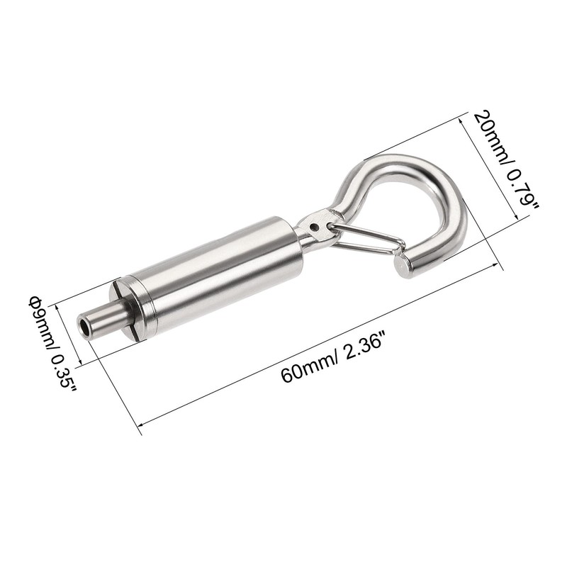 sourcing map Picture Hanging Wire Hook, 6pcs 5mm Open Adjustable