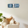 Flip Clock with High Accuracy, Retro Style Flip Desk Shelf