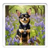 Chihuahua Coaster Set. 4 different Chihuahua Dog Pictures on 10cm