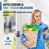LOCSMART Fingerprint Door Lock, Keyless Entry Door Lock, Electronic Keypad