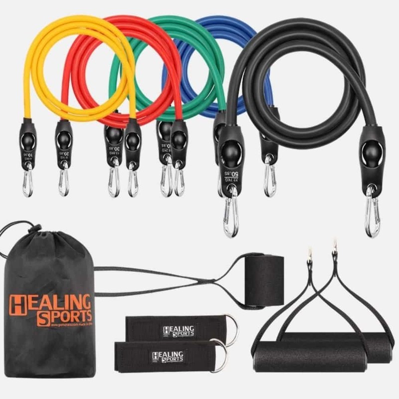 Fitness Accessory Exercise Band Set for home workouts, training and