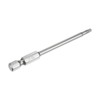 sourcing map T15 Security Torx Bit 1/4" Hex Shank 3"