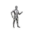 Morphsuits Men's Husky Boys' Monster The Android Skinsuit, XL