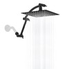 Hibbent All Metal Rain Shower Head, 8'' High Pressure Rainfall