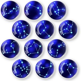 Fridge Magnets, Pack of 12 Fridge Magnets, Magnets for Magnetic Board for Fridge, Whiteboard, Pin Board, Kitchen, Children and Adults Gift (Constellation)