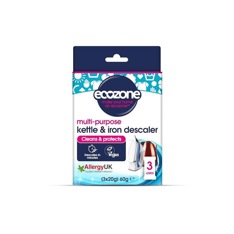 Ecozone Kettle & Iron Descaler - Effective Limescale Removal