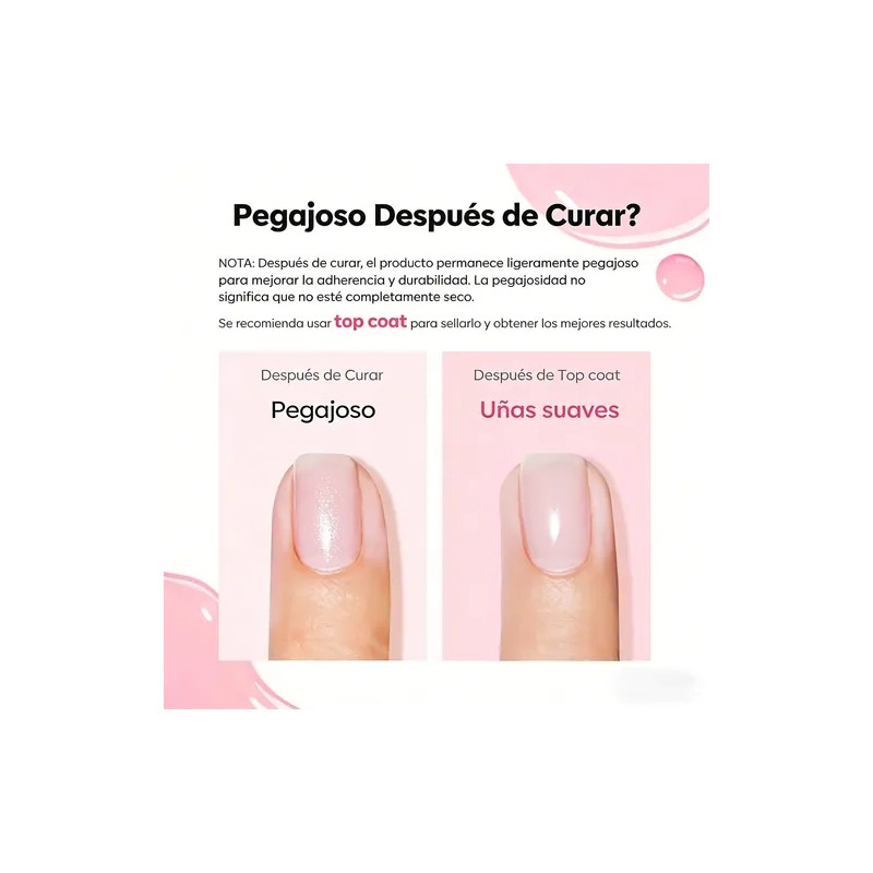 Gel De Uñas Multifuncional Para Base Construccion Extension