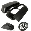 XFMT Dual 6x9 Speaker Lids Compatible with Harley Touring Saddlebag