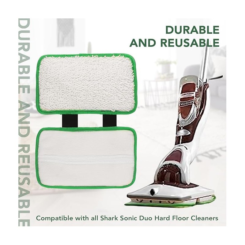 SavStor Replacement Pads Refill for Shark Sonic Duo Hardwood Floor