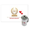 HMF 4514007 Money Box with Handle with Foil Print Birthday
