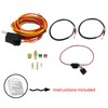Dual Electric Cooling Fan Wiring Install Kit 185 Degree On