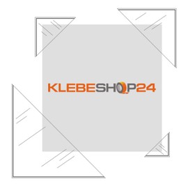 KLEBESHOP24 Angoli adesivi trasparenti per foto, angolini autoadesivi per fotografie, album e scrapbooking / 32 x 32 mm, 20 pezzi
