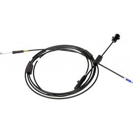 KarParts360 For Honda Accord 2003 04 05 06 2007 Fuel And Trunk Release Cable | Steel | Black | Actuator End 3 | Ball; Cylinder End 1 and 2 | 0.07 Inches Cable Diameter | For 74880SDN306, 74880SDNA01