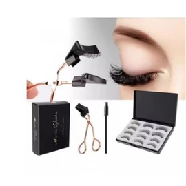 KUIRUNRX® Wimpernverlängerung Kit, Diy Lash Extension Set, Wimpernverlängerungen Für Heimwerker Zu Hause, Kein Kleber Magnetische Wimpern 3D Fake Magnetic Lashes Natürlicher Look ohne Eyeliner