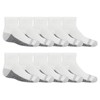 Fruit of the Loom Boys' Dual Defense Ankle Socks (10