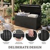 YITAHOME 120 Gallon Outdoor Storage Deck Box, Large Resin Patio