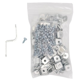 United Mfrs. Supplies Canvas Offset Clips 1/2 Inch 100/Pkg