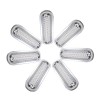 Savadi-Car 7pcs Front Grille Insert Mesh Cover Trim Kit Chrome