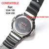 XBHSW Resin Strap Compatible with Casio SGW100 SGW-100 Mens Sports