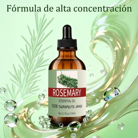 Aceite Esencial 120ml, Aceite Esencial de Romero Puro y Concentrado