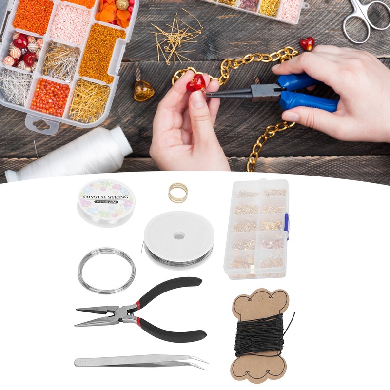Jewelry Making Tool Kit Earring Crafts DIY Lobster Clasp Wax