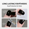 GAOY Glossy Gel Top Coat and Builder Base Set, 2