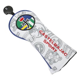 Castelbajac 7233399306 Men's Sports Golf Utility Cover, For Sports, UT, Allover Print, KAMON Embroidery, [99] Black