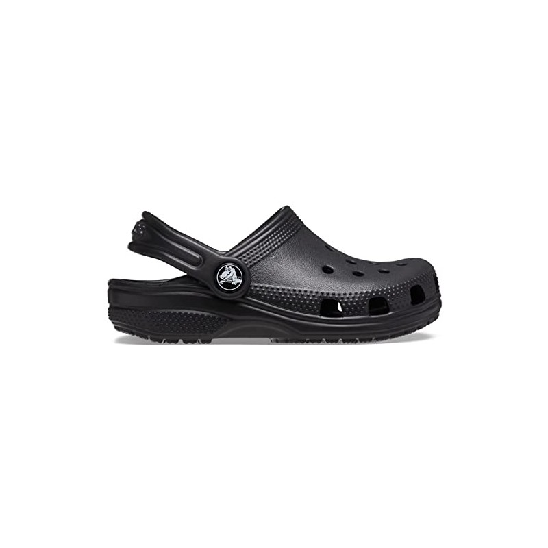 Crocs Crocs Kids' Classic Clog , Black/Black, 12 Little Kid,