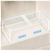 HGZBS Extendable Metal Wire Shelf Organizer - Adjustable 15-24.4in Length,