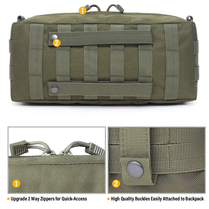 WYNEX Tactical Increment Molle Pouch, Vertical EDC Utility Pouches Shoulder