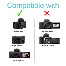 XANAD Hard Case for Sony ZV-1F / ZV-1 / ZV-1 II Digital Camera with Shoulder Strap, Fits Vlogger Accessory Kit Tripod and Microphone - Travel Protective Carrying Storage Bag(Blue)