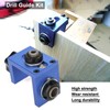 Wood Dowel Hole Drilling Guide Jig Kit Woodworking Carpentry Positioner