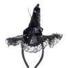 BinaryABC Halloween Witch Hat Headband for Halloween Costume Dress up