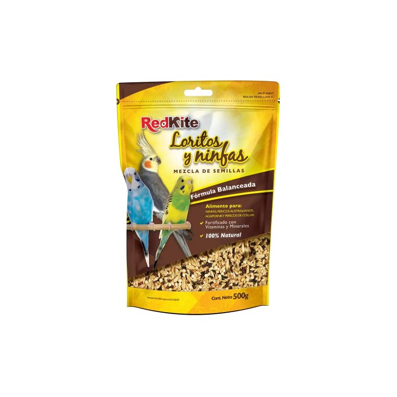 MEZCLA DE SEMILLAS P/LORITOS Y NINFAS 500 G