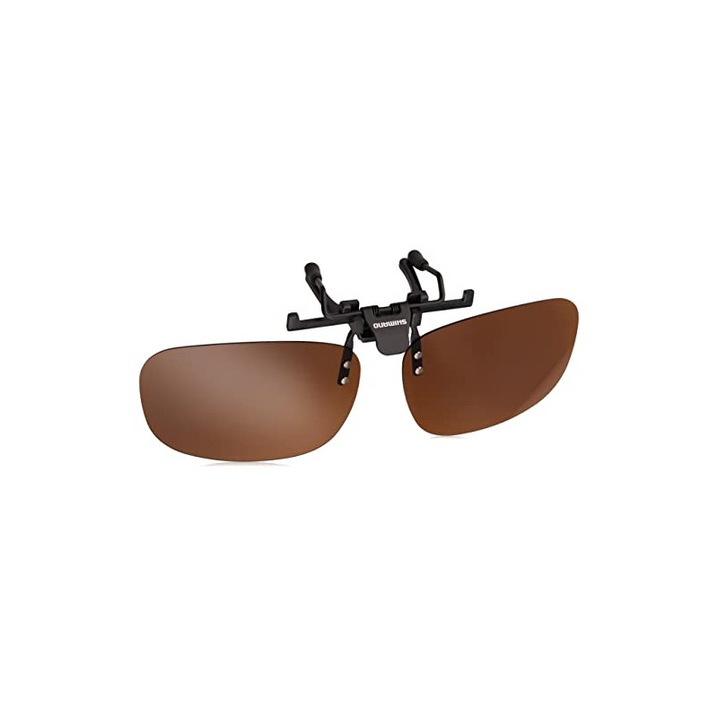 Shimano Sunglasses Clip-on Glasses TAC Matte Black Brown HG-019P