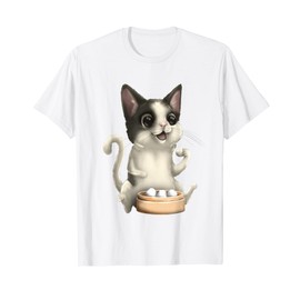 Cat Kitty Dim Sum Dumpling Cute Asian Chinese Food Kawaii T-Shirt