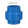 uxcell 40mm X 40mm PVC Pipe Fitting Union Solvent Socket
