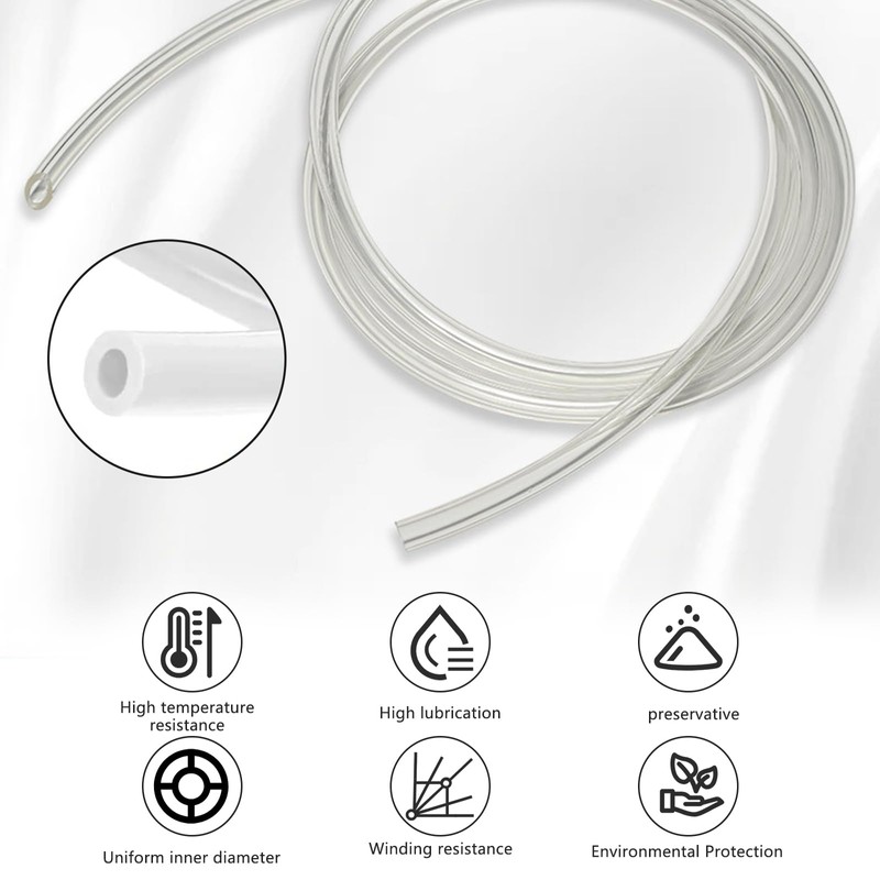 PTFE Hose 1.2 m, 2.5 mm ID × 4 mm