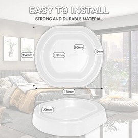 Bed Bug Interceptors, Bed Bug Interceptor Traps for Bed Legs (White - 8 Pcs)