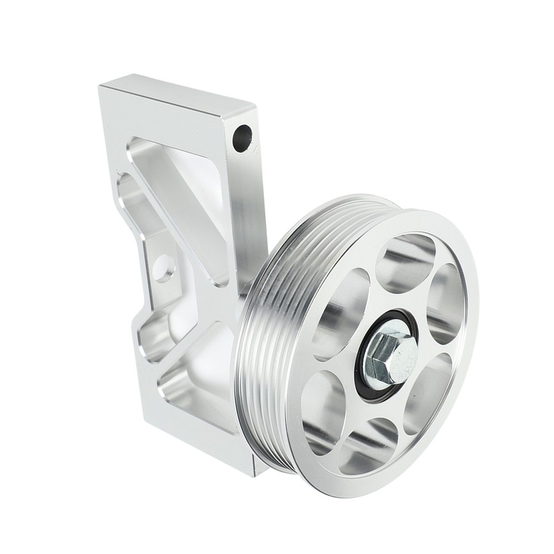 Air Pump Idler Bracket with Pulley Metal Replacement for Ford