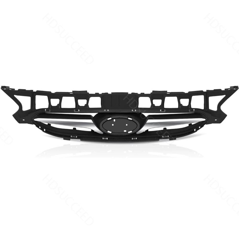Unbranded Fit For 2014-2017 HYUNDAI ACCENT Front Bumper Upper Lower