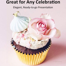 Caperci Standard Cupcake Liners Gold Foil Muffin Baking Cups 150-Pack - Premium Greaseproof & Sturdy Cupcake Papers