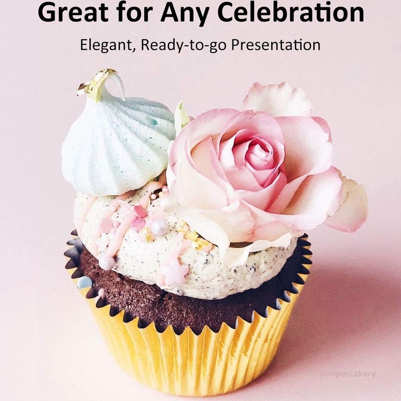 Caperci Standard Cupcake Liners Gold Foil Muffin Baking Cups 150-Pack