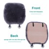 OGLAND 2 Pack Fluffy Genuine Australia Sheepskin Car Seat Cover