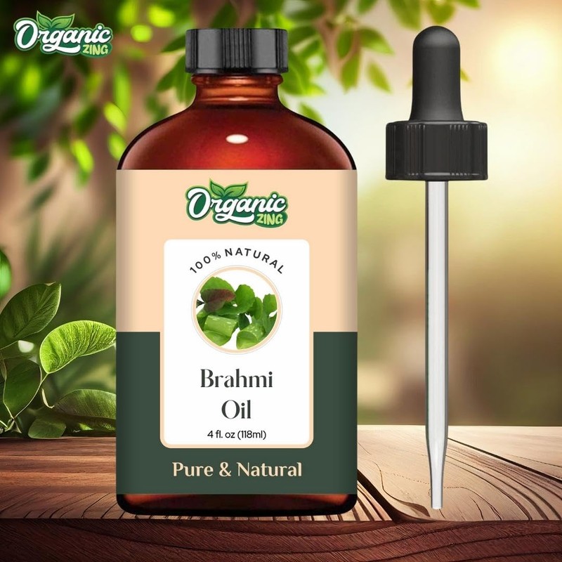 ORGANIC ZING Organic Zing Brahmi (Bacopa monnieri) Oil | Pure
