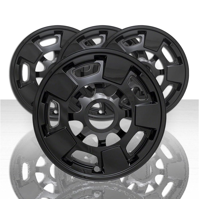 Brighter Design Set of 4 Gloss Black 5 Spoke 17"