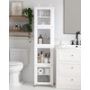 Vtopmart 63.2" Tall Slim Bathroom Storage Cabinet with 4 Adjustable