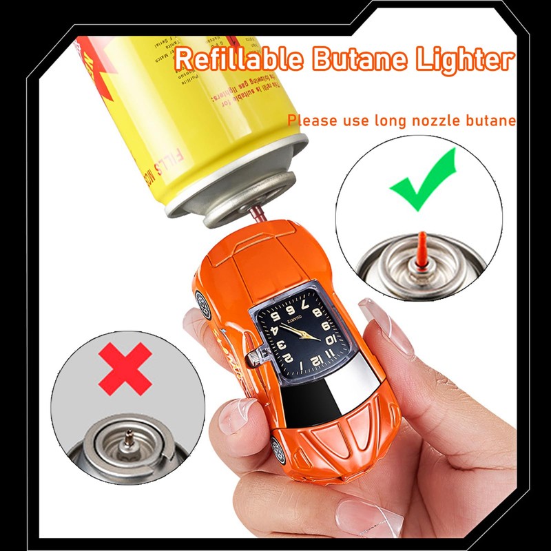 Torch Lighter - Cool Sports Car Design, Windproof Adjustable Jet